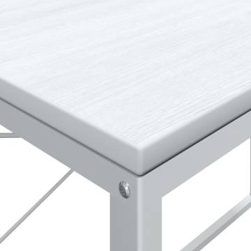 Stylish White Computer Desk - 110x60 cm | HipoMarket