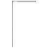 Walk-in Shower Screen - Clear Tempered Glass 90x195 cm