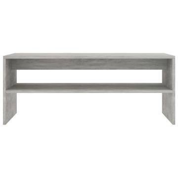 Stylish Concrete Grey Coffee Table | 100x40x40 cm