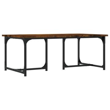 Stylish Smoked Oak Coffee Table - 90x50 cm | HipoMarket