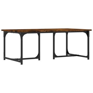 Stylish Smoked Oak Coffee Table - 90x50 cm | HipoMarket