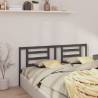 Bed Headboard Grey 166x4x100 cm Solid Pine Wood Colour grey Size 166 x 100 cm Quantity in Package 1 