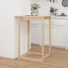 Bar Table 80x80x110 cm Solid Wood Pine Colour natural Size 80 x 80 x 110 cm Quantity in Package 1 