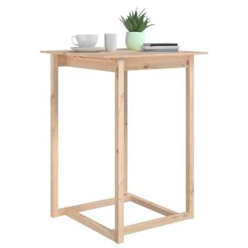 Bar Table 80x80x110 cm - Solid Wood Pine | Hipo Market