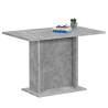 FMD Dining Table 110cm Concrete Grey - Modern Elegance