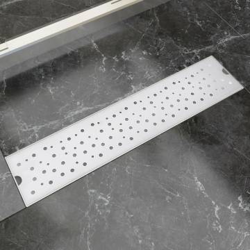 Linear Shower Drain Bubble 530x140 mm Stainless Steel | HipoMarket