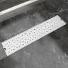 Linear Shower Drain Bubble 530x140 mm Stainless Steel Size 53 x 14 cm Model bubble 