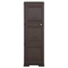 Plastic Cabinet 40x43x125 cm - Wood Design Brown | Hipomarket