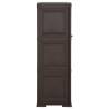 Plastic Cabinet 40x43x125 cm - Wood Design Brown | Hipomarket