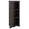 Plastic Cabinet 40x43x125 cm - Wood Design Brown | Hipomarket