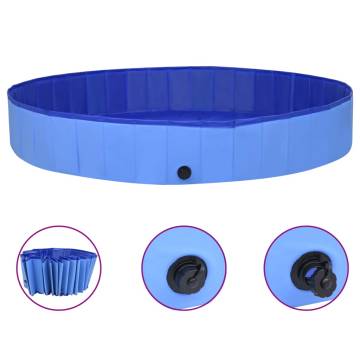 Foldable Dog Swimming Pool Blue 300x40 cm - Buy Now