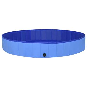 Foldable Dog Swimming Pool Blue 300x40 cm - Buy Now