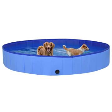 Foldable Dog Swimming Pool Blue 300x40 cm - Buy Now