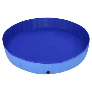 Foldable Dog Swimming Pool Blue 300x40 cm - Buy Now