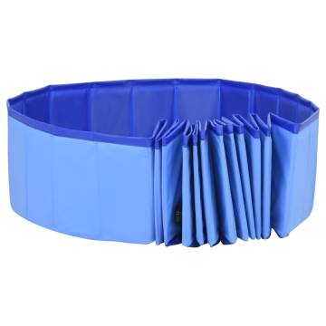 Foldable Dog Swimming Pool Blue 300x40 cm - Buy Now