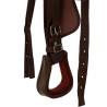 Western Saddle Set with Headstall & Breast Collar - Brown 13"