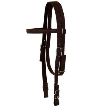 Western Saddle Set with Headstall & Breast Collar - Brown 13"