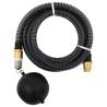 Suction Hose with Brass Connectors Black 1.1" 15 m PVC Colour black Size 15 m Model with floating kit 