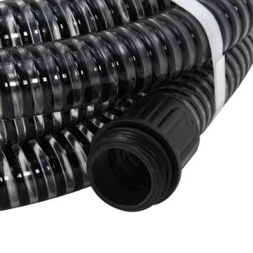 15m PVC Suction Hose with Brass Connectors - Durable & Reliable