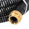 15m PVC Suction Hose with Brass Connectors - Durable & Reliable