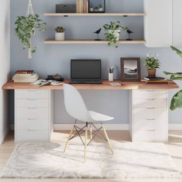 Light Brown Oak Table Top - 220x50 cm | Hipomarket