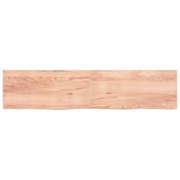 Light Brown Oak Table Top - 220x50 cm | Hipomarket