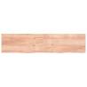 Light Brown Oak Table Top - 220x50 cm | Hipomarket