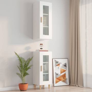 Hanging Wall Cabinet White - Stylish Space Saver | HipoMarket