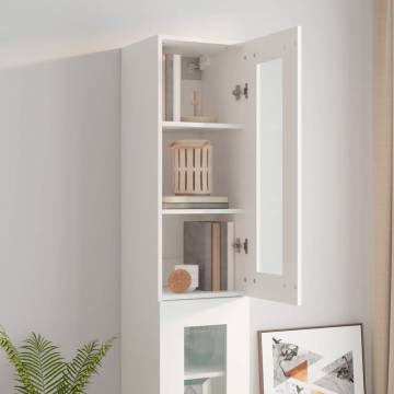 Hanging Wall Cabinet White - Stylish Space Saver | HipoMarket