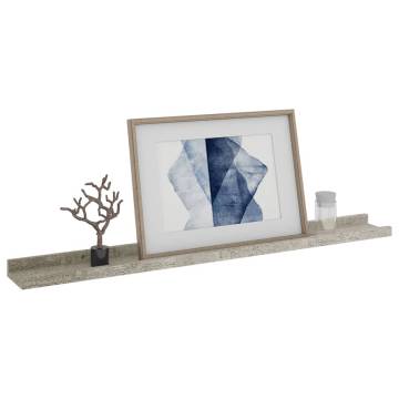 Concrete Grey Wall Shelves - 2 pcs | Ideal for Stylish Storage