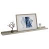 Concrete Grey Wall Shelves - 2 pcs | Ideal for Stylish Storage