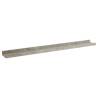 Concrete Grey Wall Shelves - 2 pcs | Ideal for Stylish Storage