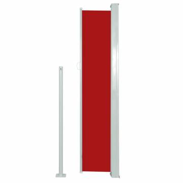 Patio Retractable Side Awning 160x300 cm Red | HipoMarket