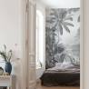 Komar Photo Mural Lac Tropical Black & White - 200x270 cm