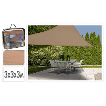 ProGarden Shade Cloth 3x3x3m Sand Triangle - UV Protection