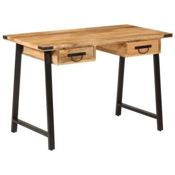 Elegant Solid Wood Desk with Drawers | 105x55x70 cm