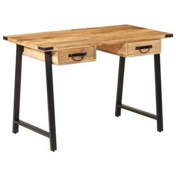 Elegant Solid Wood Desk with Drawers | 105x55x70 cm