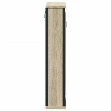 Sonoma Oak Bathroom Mirror Cabinet – 42x12x60 cm