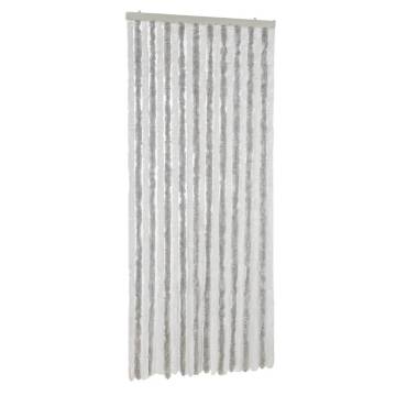 Fly Curtain Light Grey & White 56x185 cm | Insect Protection