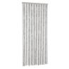 Fly Curtain Light Grey & White - 90x200 cm Chenille | HipoMarket