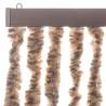 Fly Curtain Beige & Dark Brown 56x185 cm - Chenille Solution