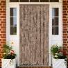 Fly Curtain Beige and Dark Brown 100x230 cm Chenille Colour beige and dark brown Size 100 x 230 cm 