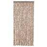 Fly Curtain Beige & Dark Brown 100x230 cm | Insect Protection