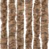 Fly Curtain Beige & Dark Brown 100x230 cm | Insect Protection