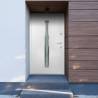 Front Door White 110x207.5 cm Aluminium Colour white Size 110 x 207.5 cm Quantity in Package 1 Model witnout knob (right) 