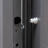 Elegant Anthracite Aluminium Front Door - 90x200 cm