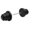 Barbell with Plates 90 kg Weight 2x 7.5 kg + 4x 5 kg + 2x 1.25 kg + 2x 15 kg Number of 1 