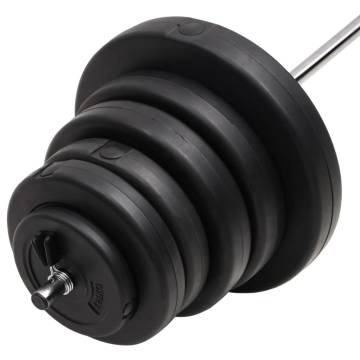 Barbell with Plates 90 kg - Versatile Workout Solution