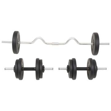 30 kg Barbell and Dumbbell Set - Versatile Weight Training