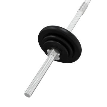 60 kg Barbell & Dumbbell Set - Durable Cast Iron Weights